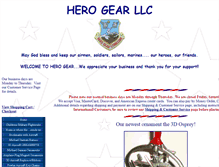 Tablet Screenshot of herogear.com